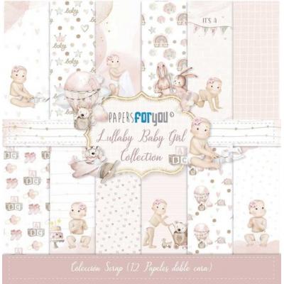 Papers For You Lullaby Baby Girl Designpapiere - Scrap Paper Pack